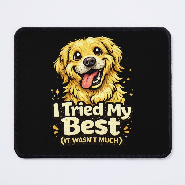 Item preview, Funny Golden Retriever Meme Shirt Cute Dog Lover Gift – I Tried My Best Puppy Design for Dog Moms & Pet Lovers designed and sold by ArtByTripti.