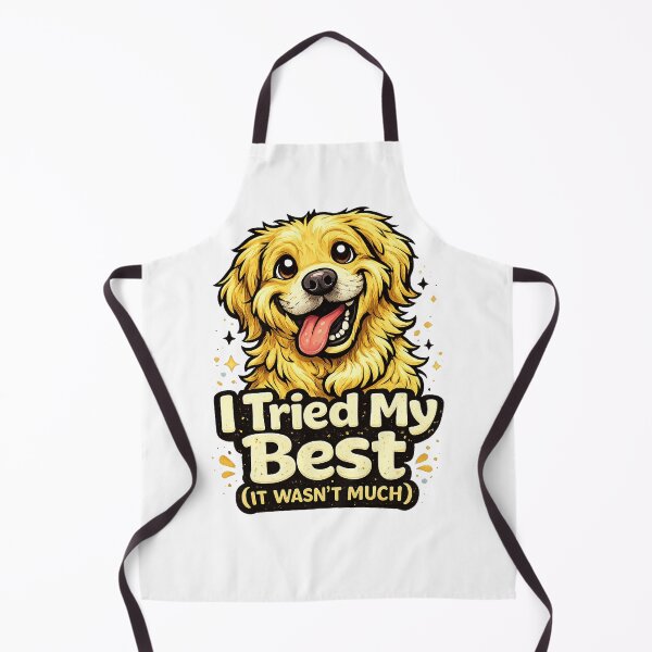 Item preview, Funny Golden Retriever Meme Shirt Cute Dog Lover Gift – I Tried My Best Puppy Design for Dog Moms & Pet Lovers designed and sold by ArtByTripti.