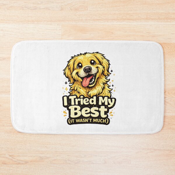 Item preview, Funny Golden Retriever Meme Shirt Cute Dog Lover Gift – I Tried My Best Puppy Design for Dog Moms & Pet Lovers designed and sold by ArtByTripti.