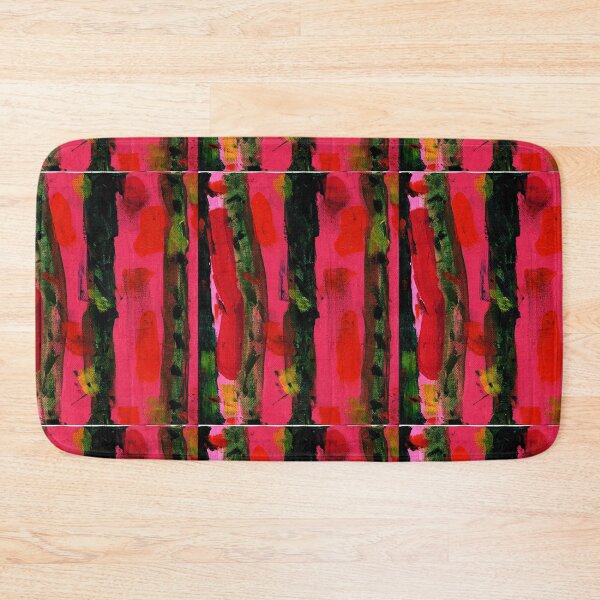 Item preview, Abstract art, colorful bars, pink, green, yellow designed and sold by Mamta Thakkar.