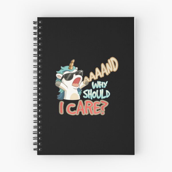 Item preview, Annnd Why Should I Care Unicorn Sarcastic Funny Saying designed and sold by cass-vale-lab.