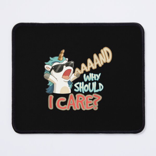 Item preview, Annnd Why Should I Care Unicorn Sarcastic Funny Saying designed and sold by cass-vale-lab.