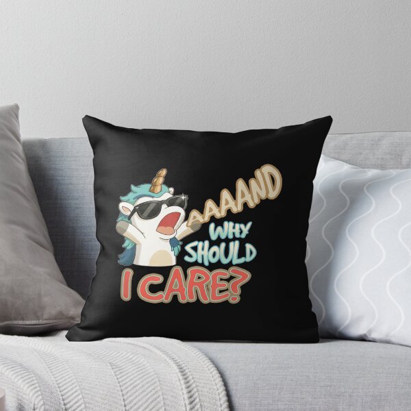 Item preview, Annnd Why Should I Care Unicorn Sarcastic Funny Saying designed and sold by cass-vale-lab.