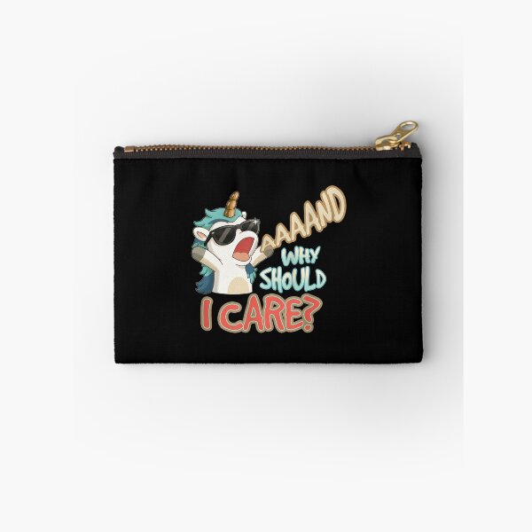 Item preview, Annnd Why Should I Care Unicorn Sarcastic Funny Saying designed and sold by cass-vale-lab.
