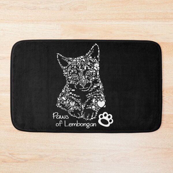 Item preview, PAWS of Lembongan - Animal Rescue Tee - Cat white designed and sold by maroosh2026.