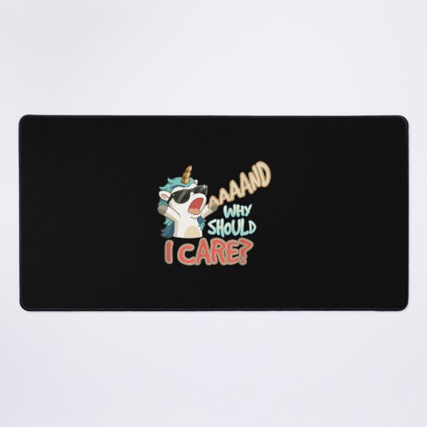 Item preview, Annnd Why Should I Care Unicorn Sarcastic Funny Saying designed and sold by cass-vale-lab.