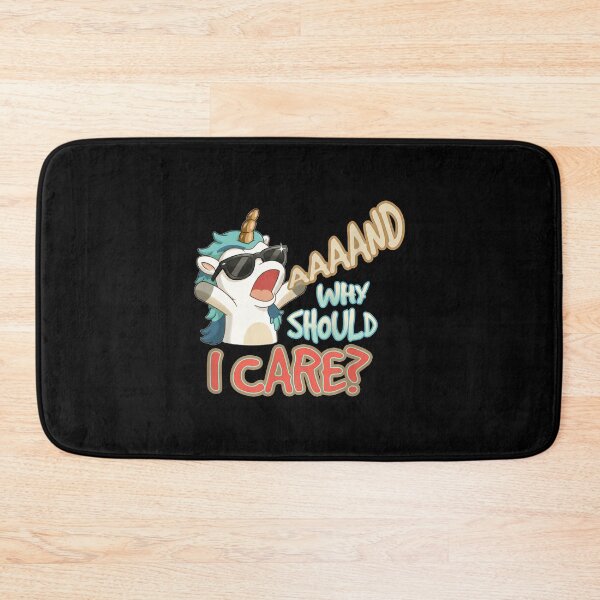 Item preview, Annnd Why Should I Care Unicorn Sarcastic Funny Saying designed and sold by cass-vale-lab.