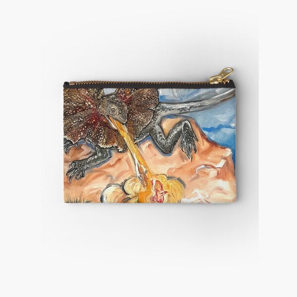 Item preview, Frilled Neck Lizard in the Australian Outback designed and sold by Liz HL Art Shop.