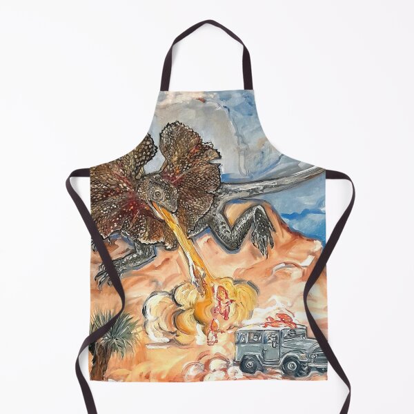 Item preview, Frilled Neck Lizard in the Australian Outback designed and sold by Liz HL Art Shop.