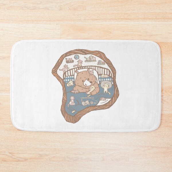 Item preview, A Bear Who Loves Cats Cozy Blanket Drawing designed and sold by SaraspringDes.