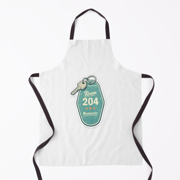 Item preview, Moonwater Motel Minimal Vintage Keychain Design designed and sold by Naviora.