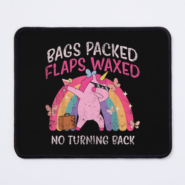 Item preview, Bags Packed Unicorn Funny Inappropriate Vacation Women designed and sold by cass-vale-lab.