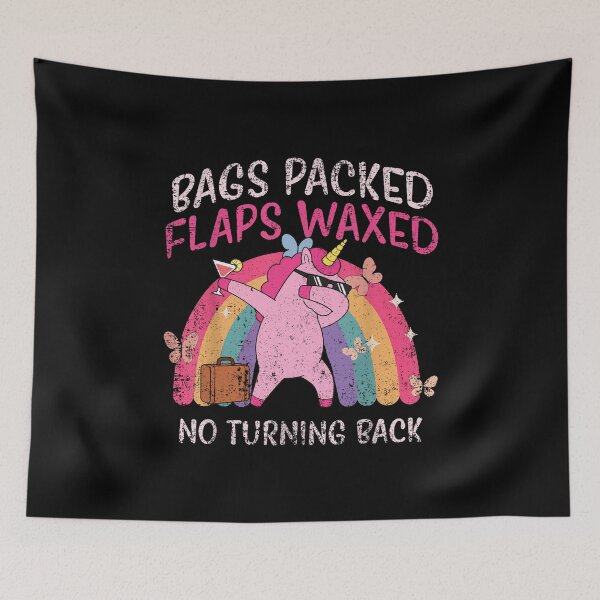 Item preview, Bags Packed Unicorn Funny Inappropriate Vacation Women designed and sold by cass-vale-lab.
