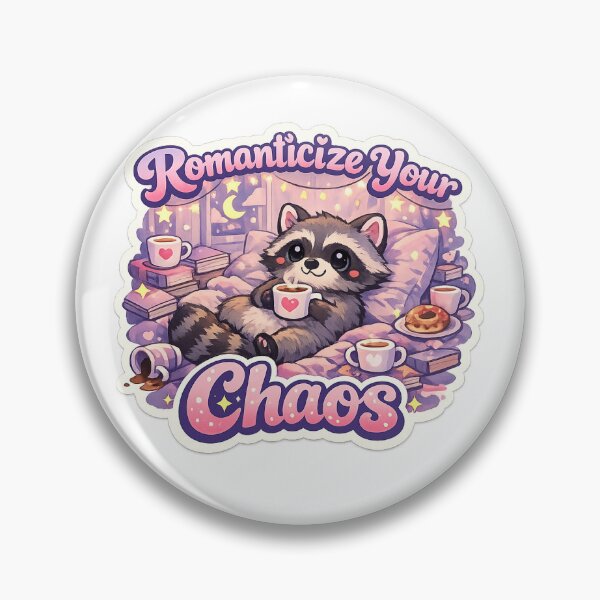 Item preview, Dreamy Raccoon Sticker Kawaii Cozy Meme Aesthetic for Chaotic Creatives & Introverts designed and sold by CutePrintCorner.