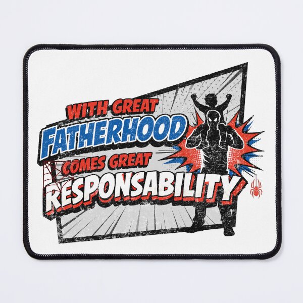 Item preview, Spider Dad - Great Fatherhood Great Responsibility designed and sold by Nacho Average Designs.
