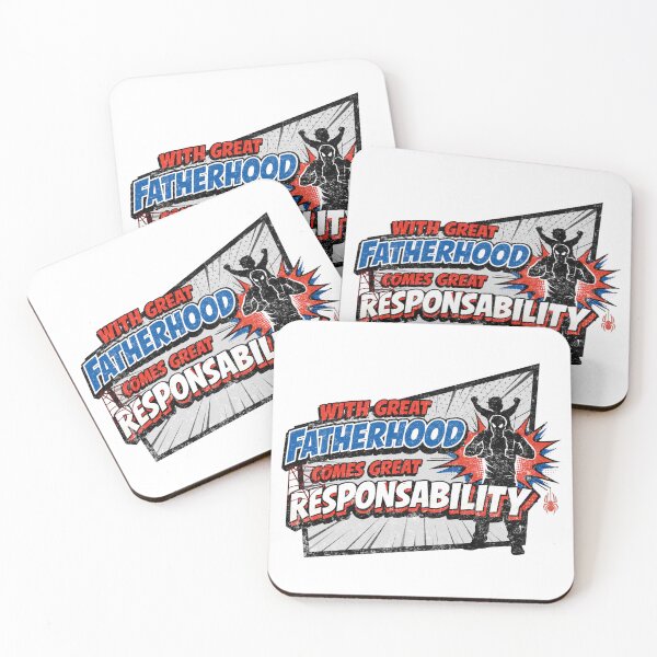 Item preview, Spider Dad - Great Fatherhood Great Responsibility designed and sold by Nacho Average Designs.