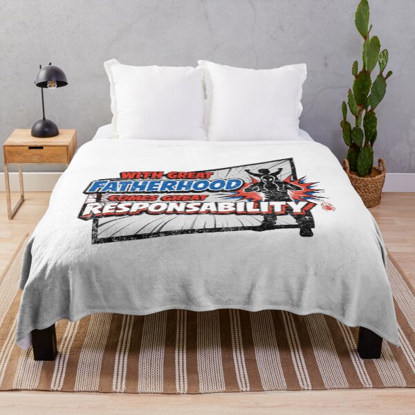 Item preview, Spider Dad - Great Fatherhood Great Responsibility designed and sold by Nacho Average Designs.