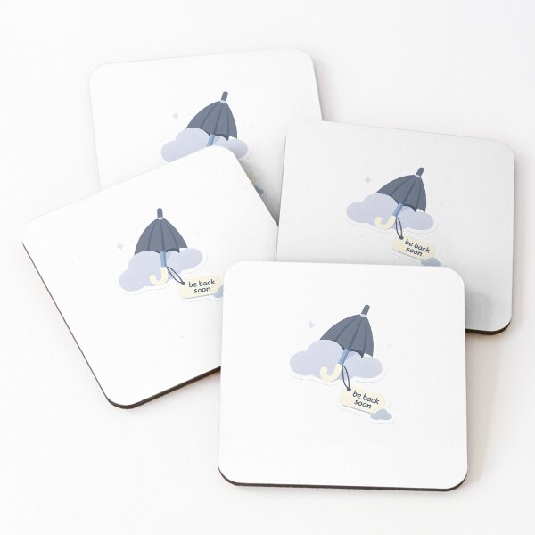 Item preview, Be Back Soon Minimal Umbrella Design designed and sold by Naviora.
