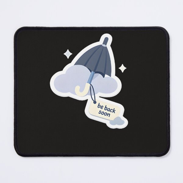 Item preview, Be Back Soon Minimal Umbrella Design designed and sold by Naviora.