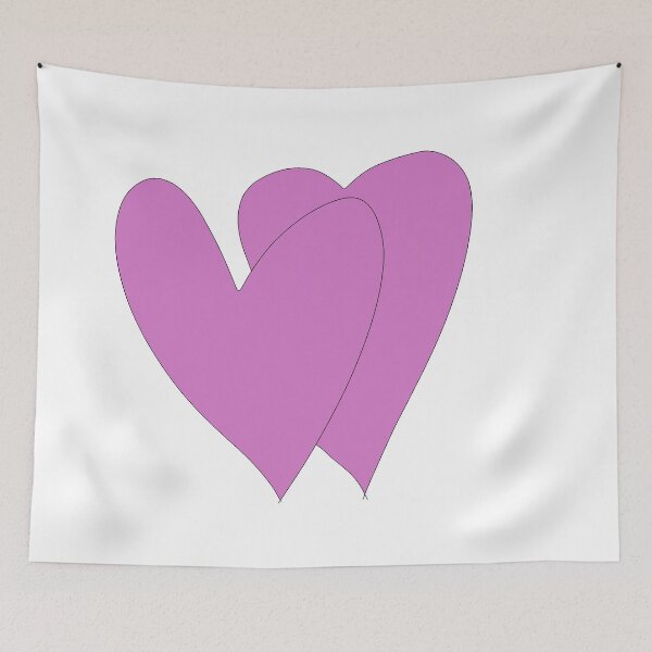 Item preview, Minimalist Twin Hearts designed and sold by Ployphaiphai .