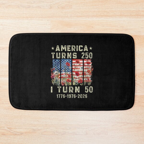 Item preview, Funny America Turns 250 I Turn 50 1976 50th Birthday designed and sold by cass-vale-lab.