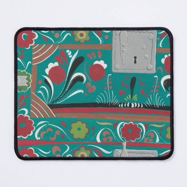 Item preview, TEAL RED LOCK & KEY designed and sold by POPVIDEOVAULT STORE.