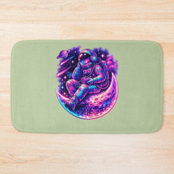 Item preview, Neon Dream Astronaut – Vaporwave Space Explorer designed and sold by slikar.