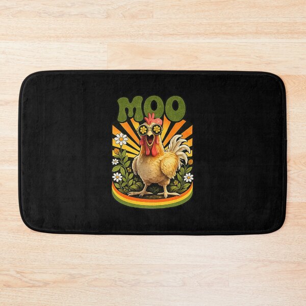 Item preview, Funny Moo Chicken Graphic Tee Men Women Farm Animal Vintage designed and sold by cass-vale-lab.