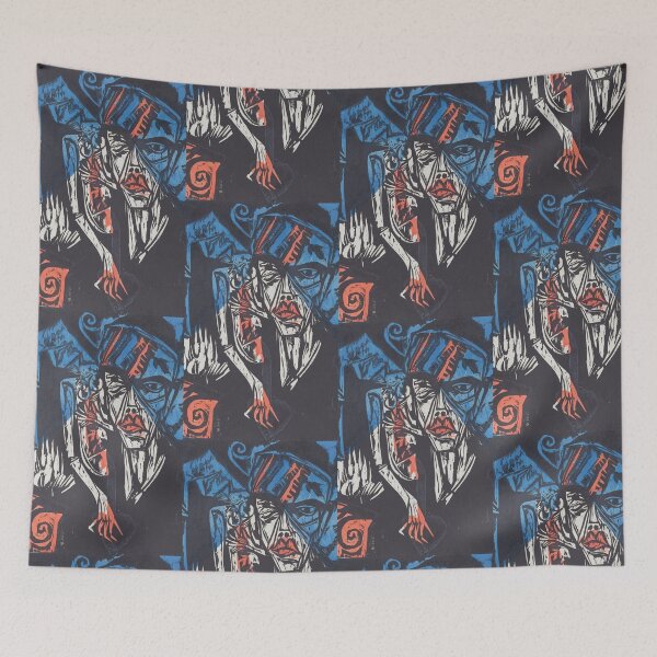 Item preview, BLUE & WHITE FACE designed and sold by POPVIDEOVAULT STORE.