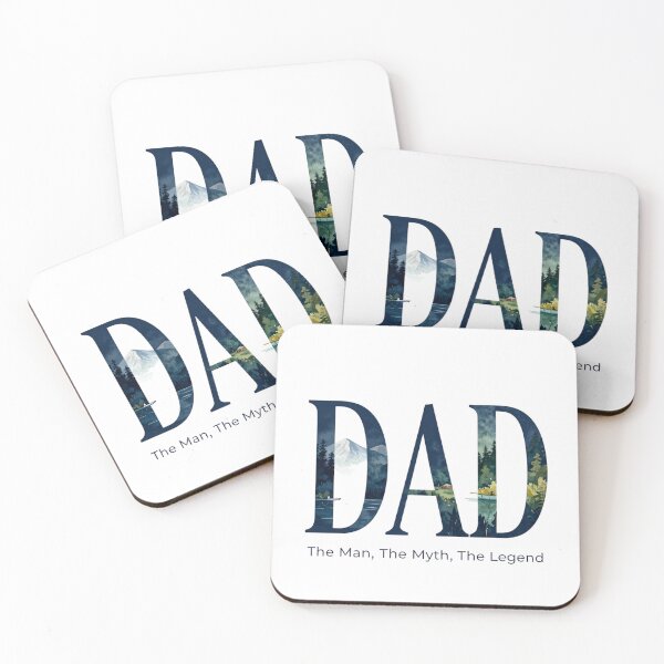 Item preview, Dad The Myth The Legend Nature Edition designed and sold by funny things random.