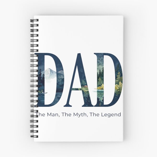 Item preview, Dad The Myth The Legend Nature Edition designed and sold by funny things random.