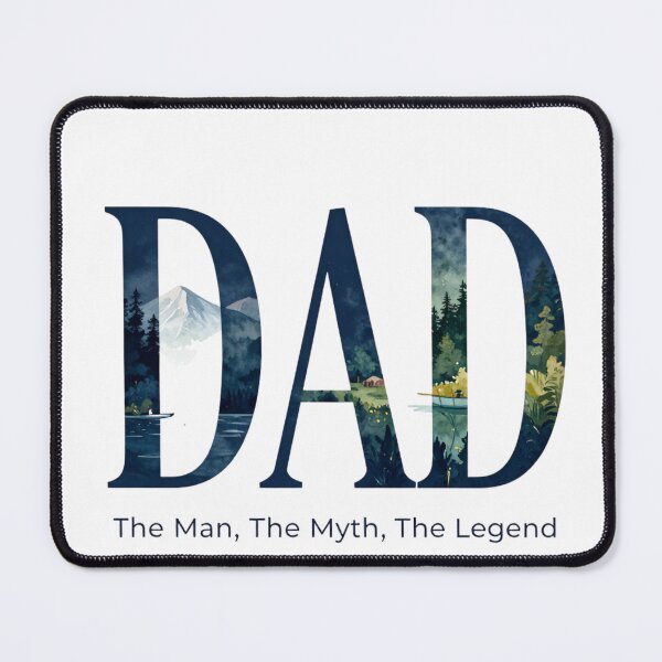 Item preview, Dad The Myth The Legend Nature Edition designed and sold by funny things random.