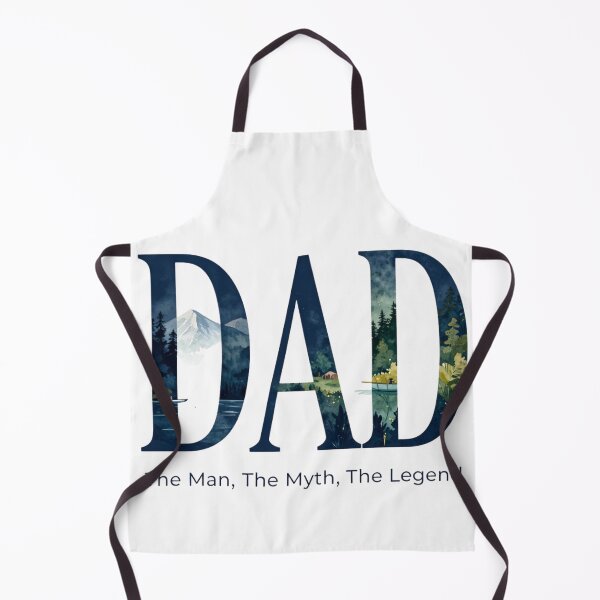 Item preview, Dad The Myth The Legend Nature Edition designed and sold by funny things random.