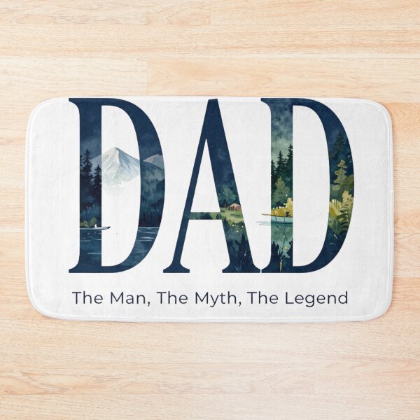 Item preview, Dad The Myth The Legend Nature Edition designed and sold by funny things random.