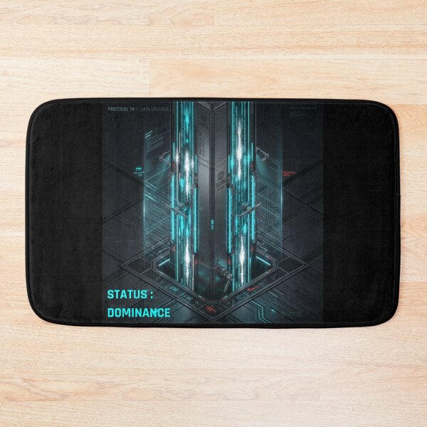 Item preview, Protocol 74 Cyberpunk Data Cascade Abstract Art designed and sold by Global-Command.