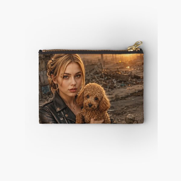 Item preview, Female biker saving a puppy designed and sold by HD3284.