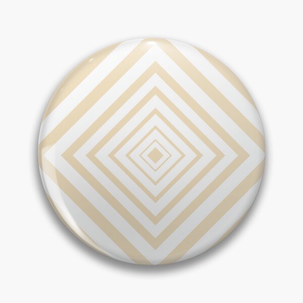 Item preview, White and Pale Sand Beige Square designed and sold by StudioPatternBox.