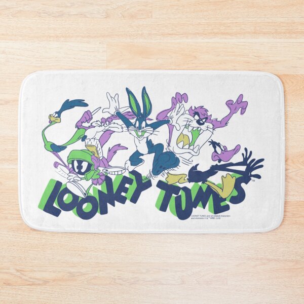 Item preview, Amazon Essentials Looney Tunes Green Logo with Running Characters Long Sleeve T-Shirt designed and sold by EvandSolis.