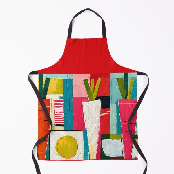 Item preview, Garden Geometry Unlocked - Stylized Carrots in a Burst of Bold Color and Abstract Energy designed and sold by OlfactoART Studio.