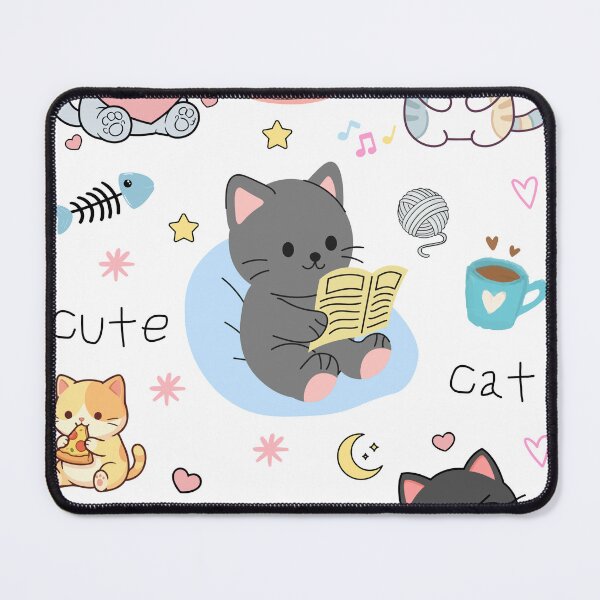 Item preview, Cute Kawaii Cats Cozy Aesthetic designed and sold by SweetFury.