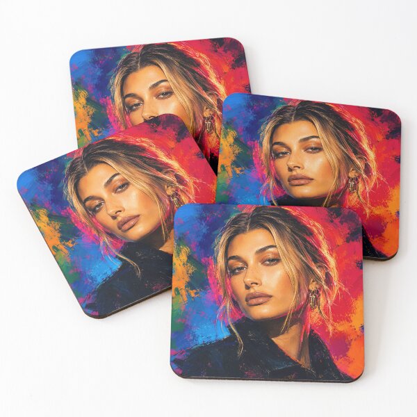 Item preview, Bold Pop Art Hailey Bieber designed and sold by AndreBarnard.