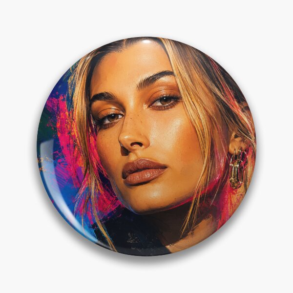 Item preview, Bold Pop Art Hailey Bieber designed and sold by AndreBarnard.