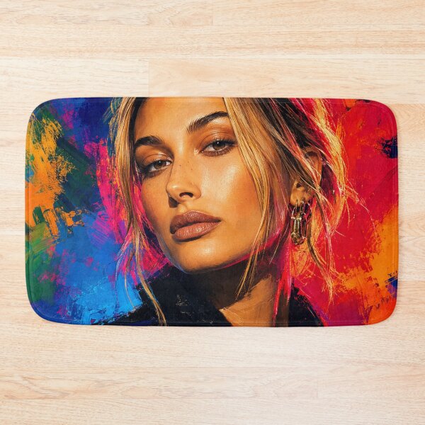 Item preview, Bold Pop Art Hailey Bieber designed and sold by AndreBarnard.