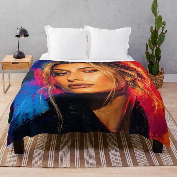 Item preview, Bold Pop Art Hailey Bieber designed and sold by AndreBarnard.