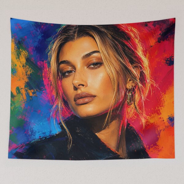 Item preview, Bold Pop Art Hailey Bieber designed and sold by AndreBarnard.