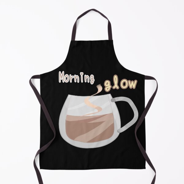 Item preview, A Cup of Coffee with words Morning Glow designed and sold by MigWhimsy.