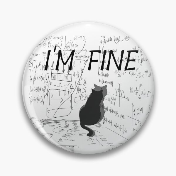 Item preview, Mystery Math Cat Dark Aesthetic designed and sold by SweetFury.