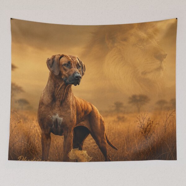 Artikelvorschau, Rhodesian Ridgeback – Vintage African Hunting entworfen und verkauft von TammyHunterArt.