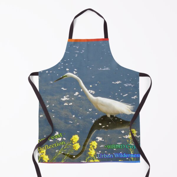 Item preview, +91BIRD Egret: Cherry Blossom Feast - The Spring Reflection designed and sold by Plus91BIRD.