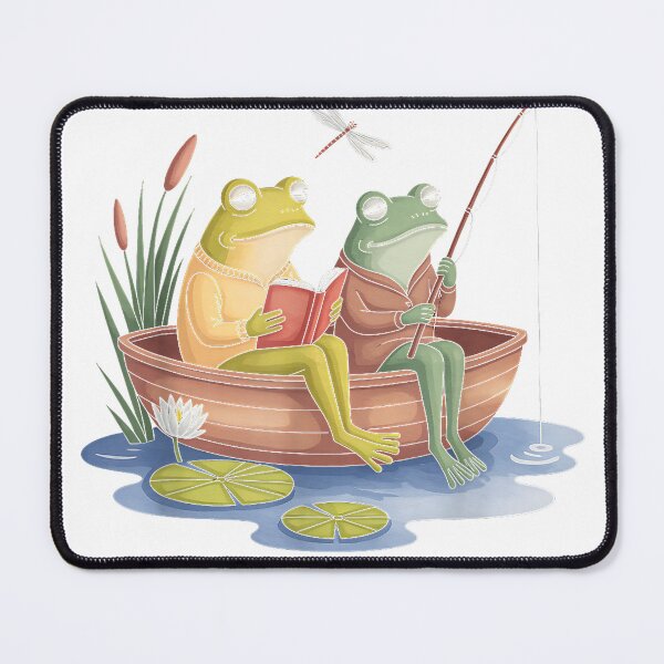 Item preview, Book Shirt Frog Toad Fishing Vintage Book Frog T-Shirt designed and sold by RKdrawings.